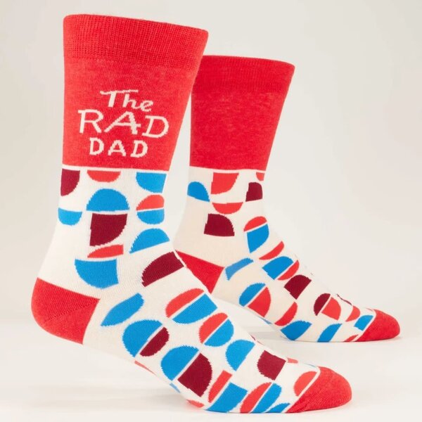 Blue Q The Rad Dad Men's Crew Socks