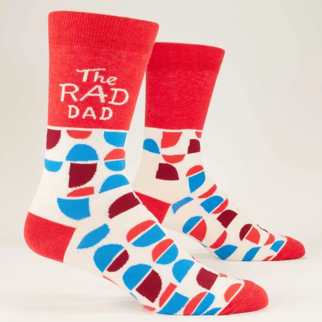 Blue Q The Rad Dad Men's Crew Socks