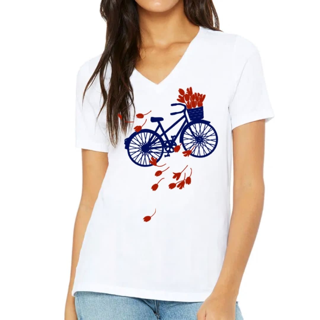 Marushka Petal Bike Relaxed V Tee