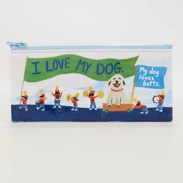 Blue Q My Dog Loves Butts Pencil Case