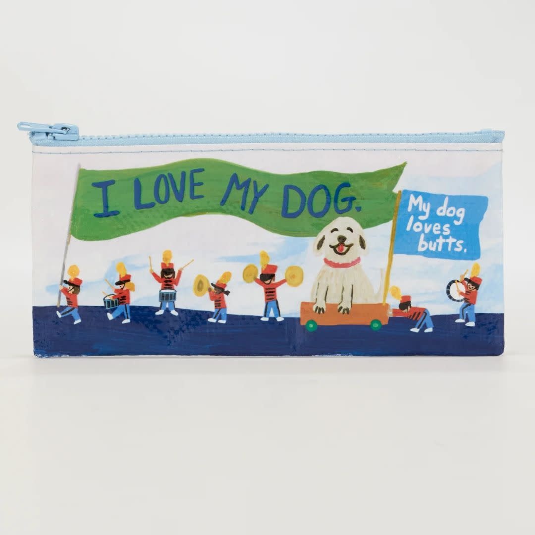 Blue Q My Dog Loves Butts Pencil Case