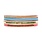 Rain Jewelry Gold Multicolor Strip Glass Bead Magnetic Bracelet