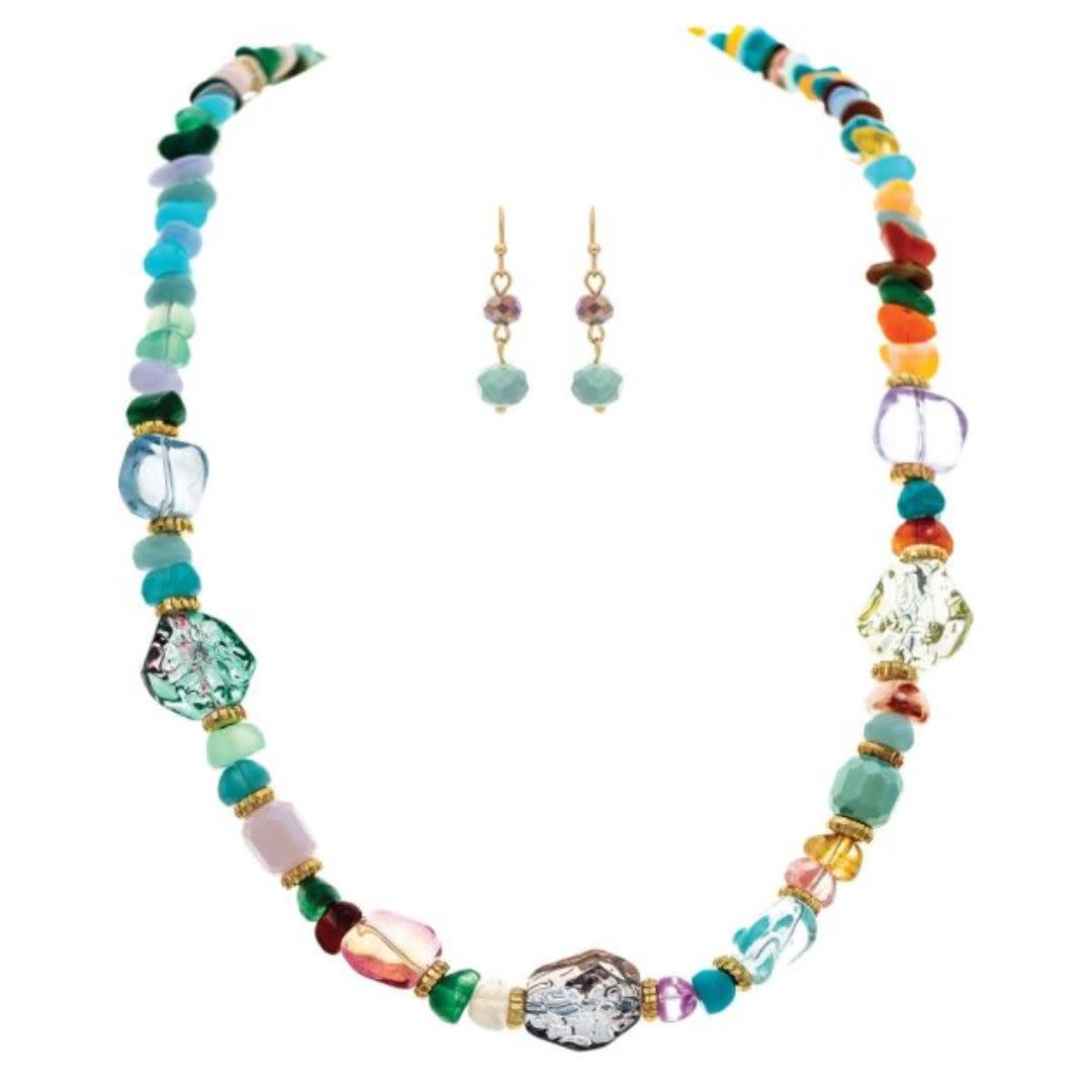 Rain Jewelry G Multi Mixed Media Bead Candy Necklace