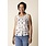 Habitat Clothes to Live In Linen Dot Pleat Back Button Tank