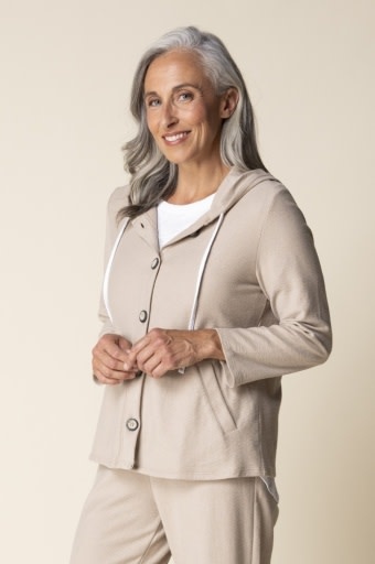 Habitat Clothes to Live In Pasadena Knit Solid Canyon Hoodie
