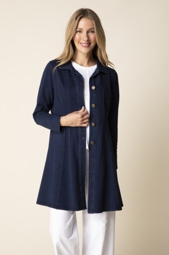 Habitat Clothes to Live In Stonewash Cotton Knit London Jacket