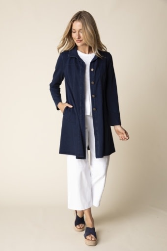 Habitat Clothes to Live In Stonewash Cotton Knit London Jacket