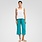 Cut Loose Hanky Linen Square Neck Shell