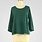 Kleen 3/4 Sleeve Tucks Front Top