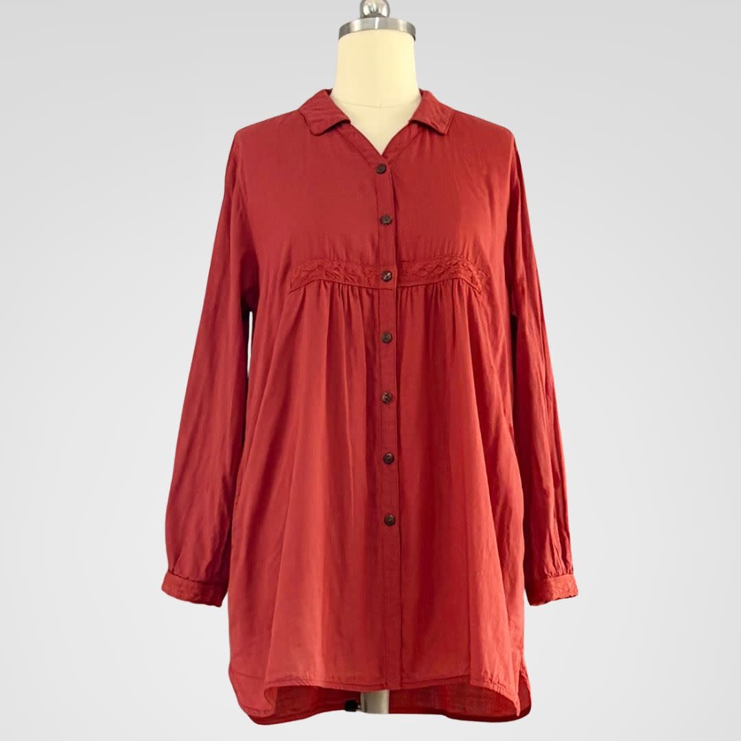 Kleen Cotton Long Sleeve Shirt w/Pocket