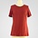 Kleen Cotton Short Sleeve Roll-Edge Top