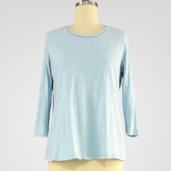 Kleen 3/4 Sleeve Cotton Roll Edge Tee