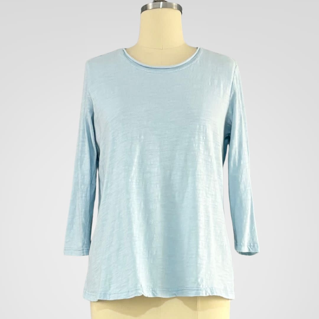 Kleen 3/4 Sleeve Cotton Roll Edge Tee