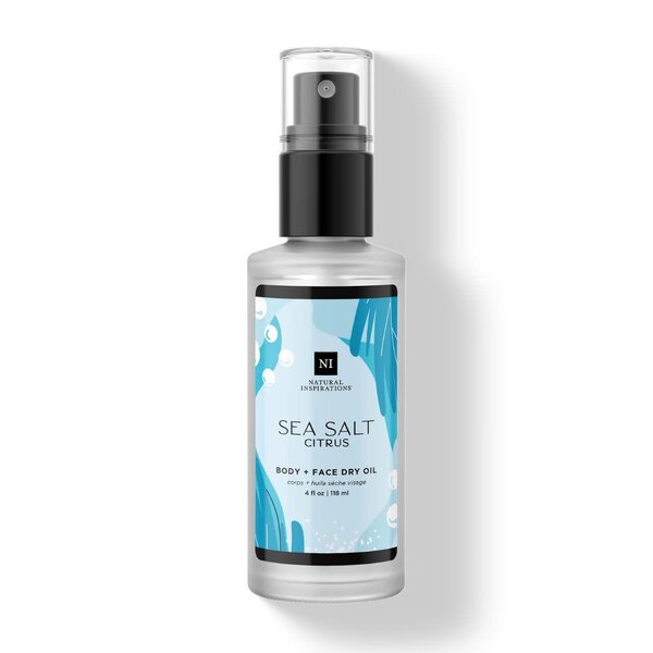 Natural Inspirations Body + Face Dry Oil 4oz  Sea Salt