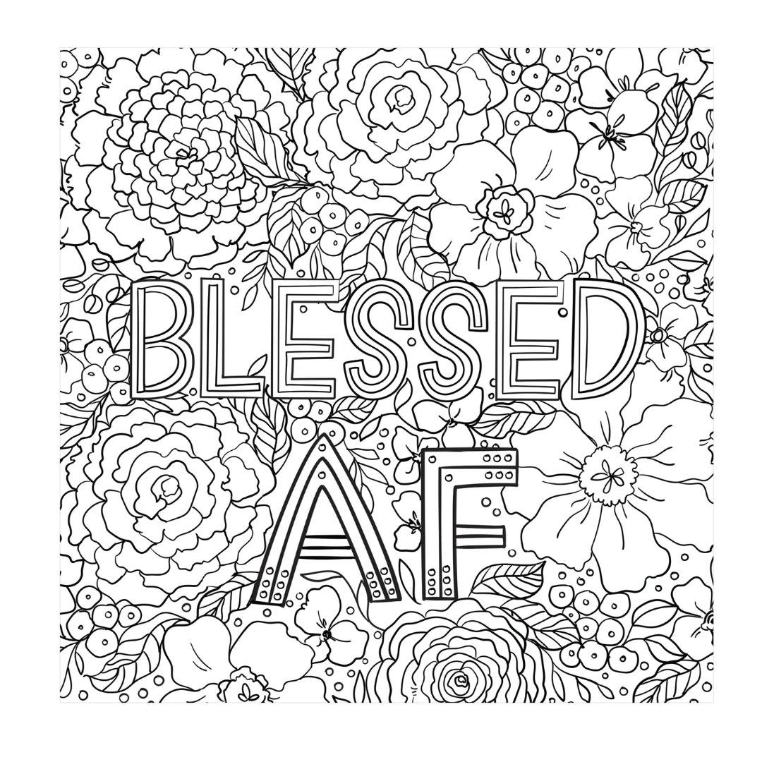 Peter Pauper Inner F*cking Peace Adult Coloring Book