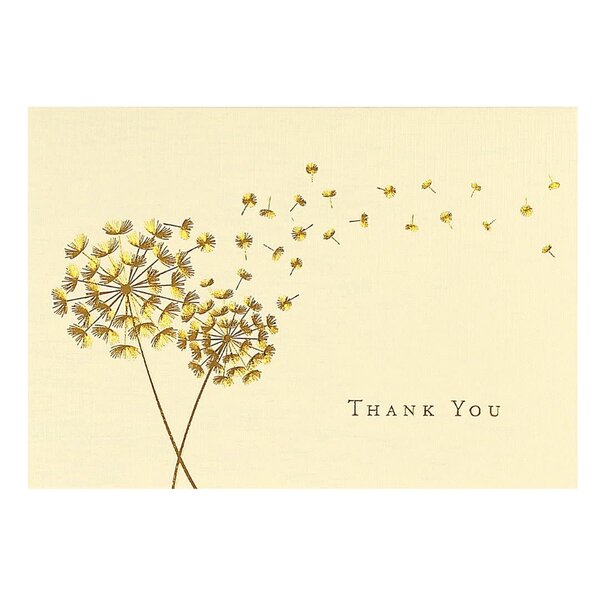 Peter Pauper Dandelion Wishes Thank You Notes