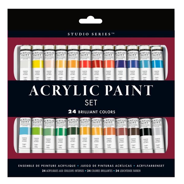 Peter Pauper Acrylic Paint Set (24 colors)
