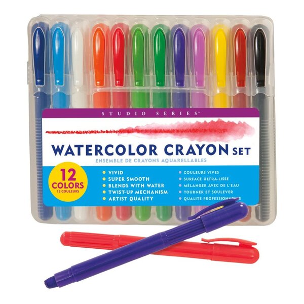 Peter Pauper Studio Series Watercolor Crayons (12)