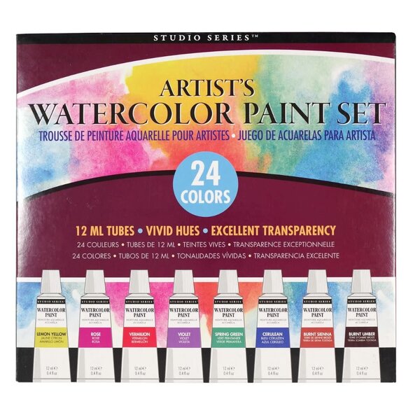 Peter Pauper Studio Series Watercolor Paint Set