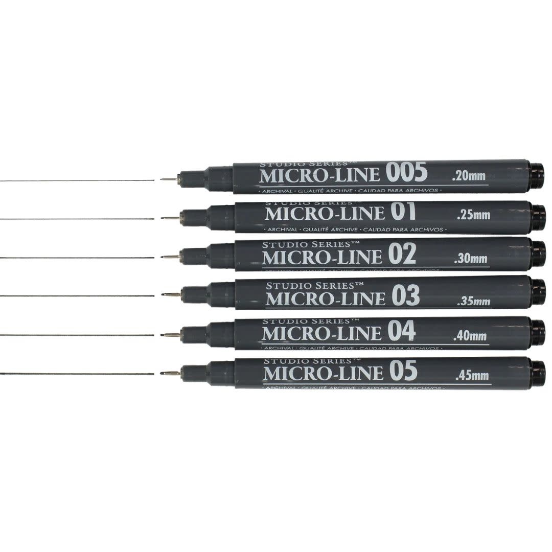 Peter Pauper Studio Series Micro-Line Pens (6)