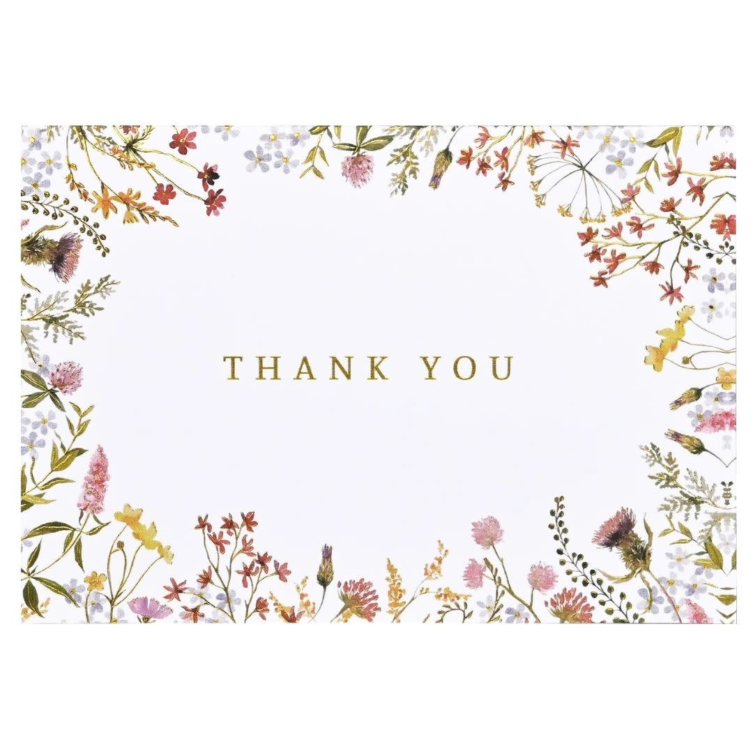 Peter Pauper WIldflowers Thank You Notes