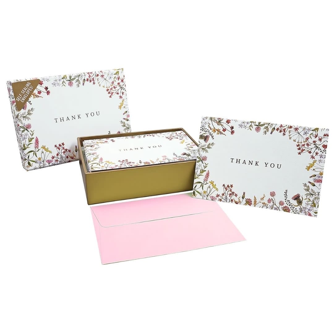 Peter Pauper WIldflowers Thank You Notes