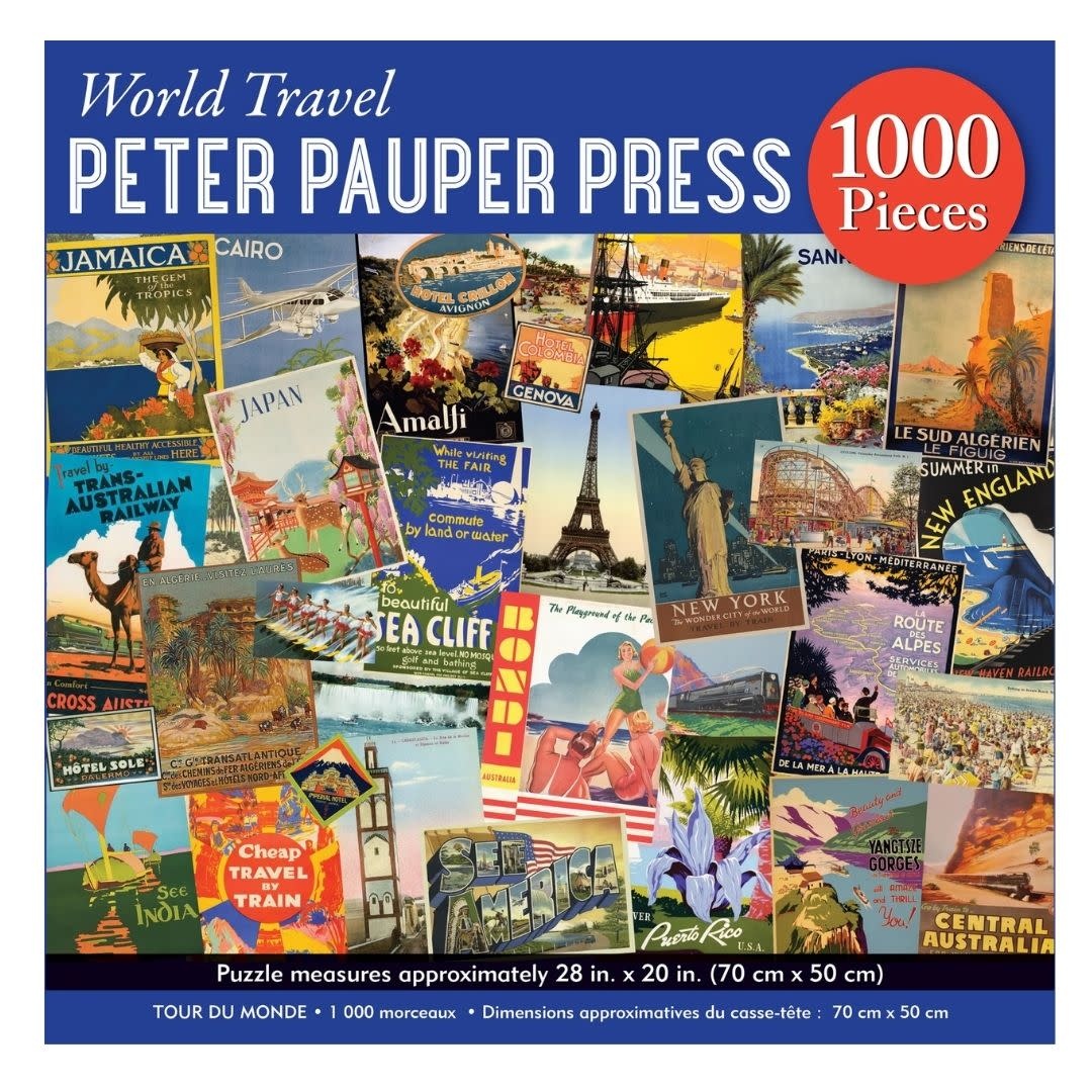 Peter Pauper World Travel 1000-Piece Jigsaw Puzzle