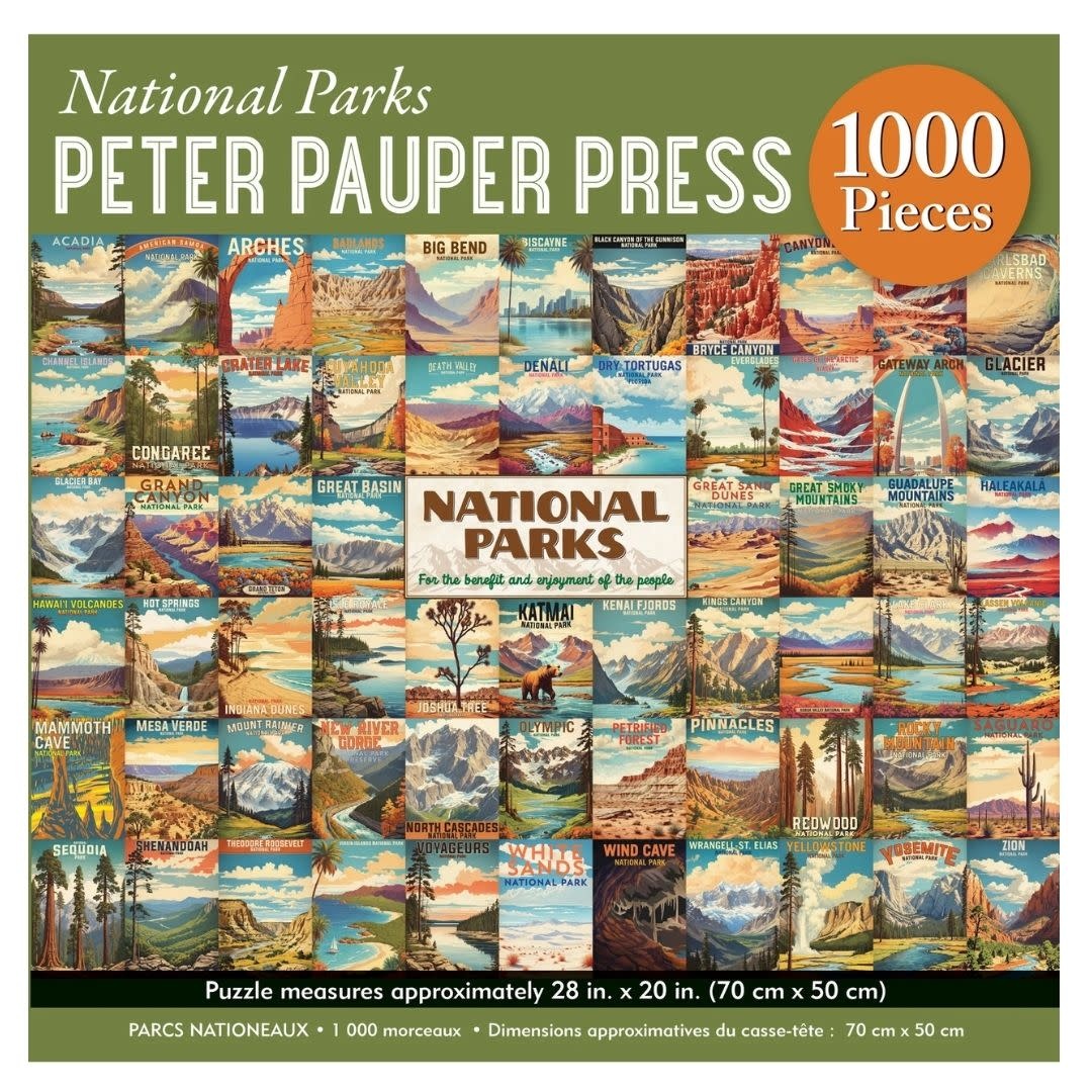 Peter Pauper National Parks 1000-Piece Jigsaw Puzzle