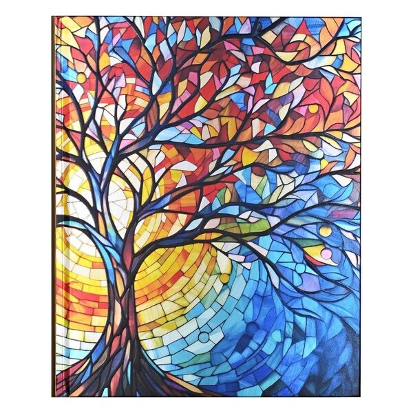 Peter Pauper Stained Glass Tree of Life Oversized Journal