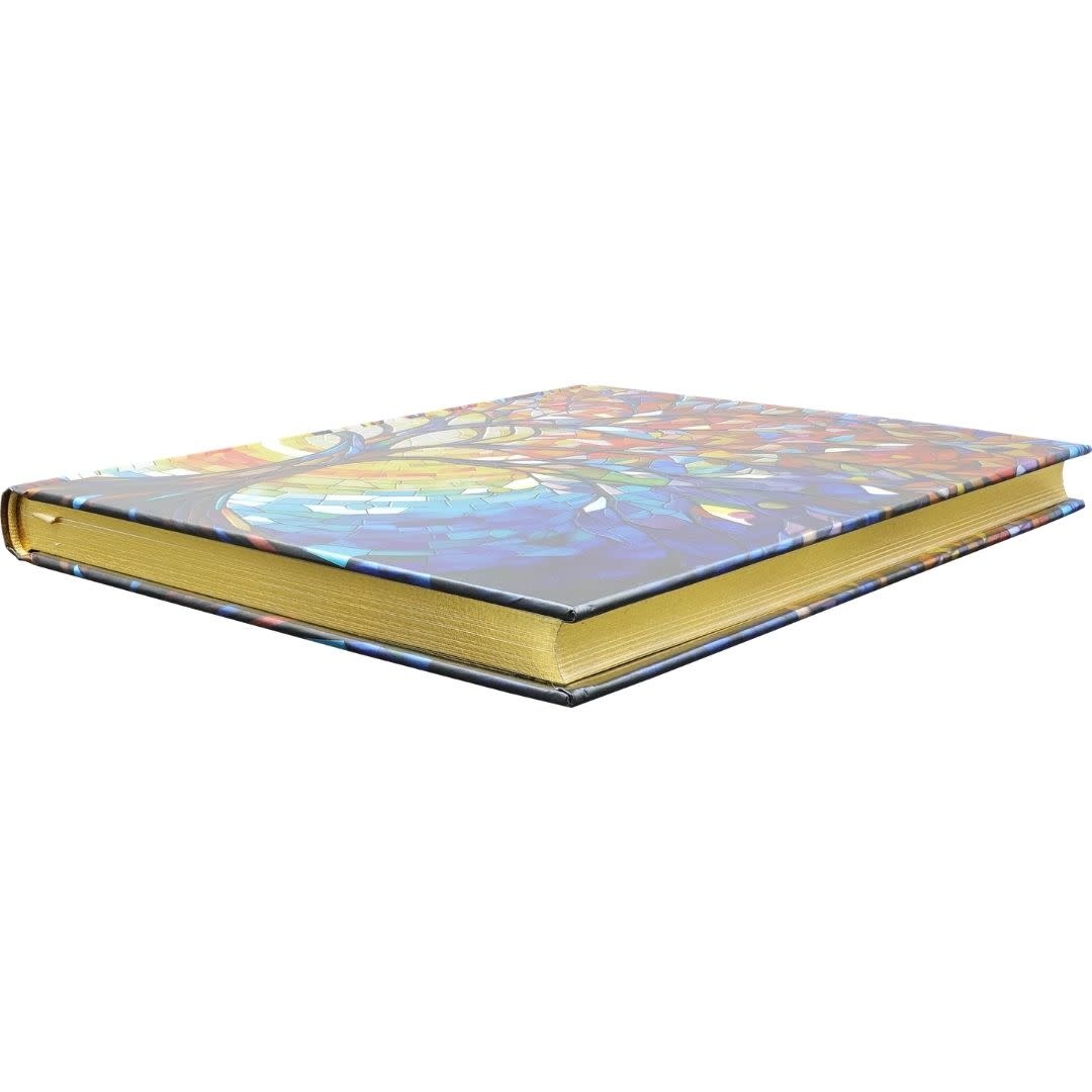 Peter Pauper Stained Glass Tree of Life Oversized Journal