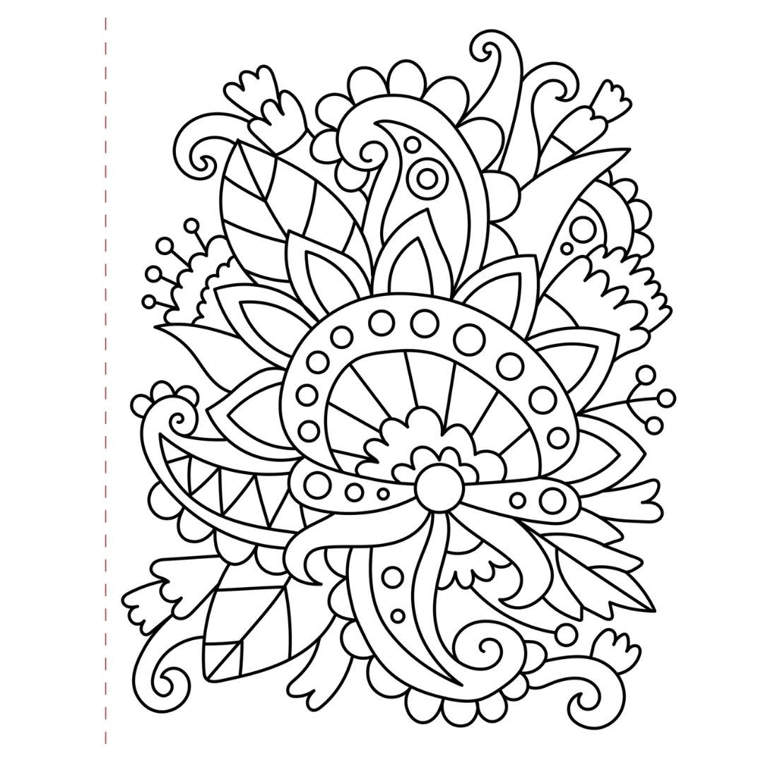 Peter Pauper Coloring Book Large Print Stress Relief