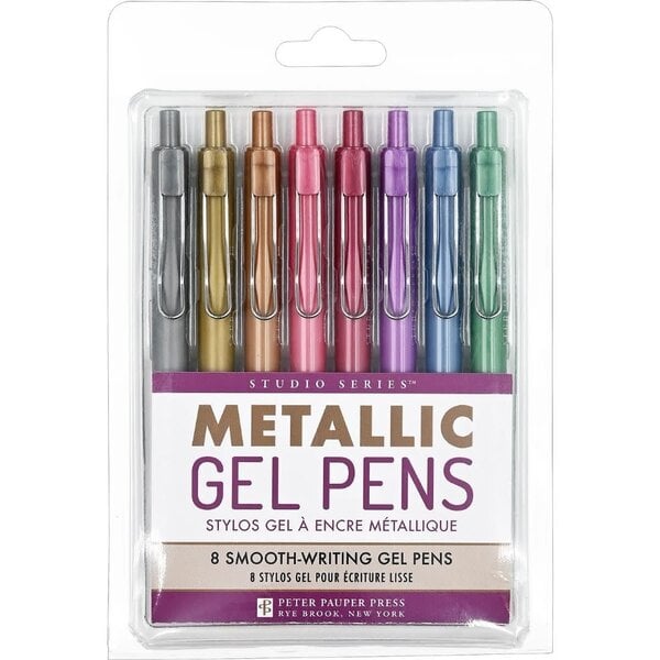 Peter Pauper Metallic Gel Pens