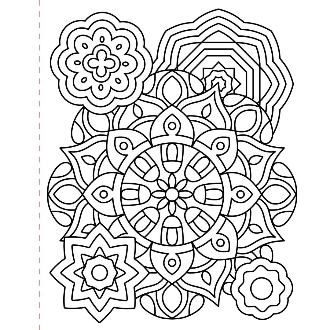 Peter Pauper Coloring Book Large Print Mindfulness