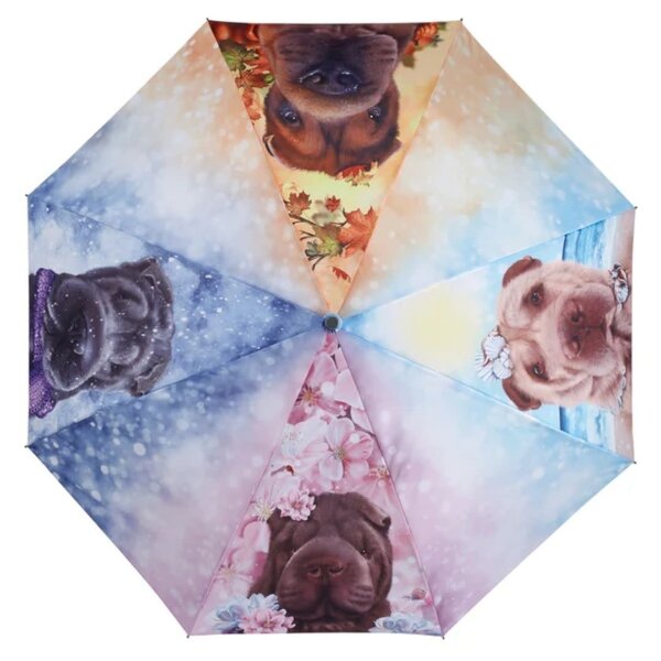 Galleria Folding Umbrella Shar Pei