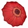 Galleria Folding Umbrella Red Daisy