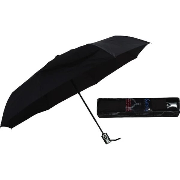 Galleria Folding Umbrella Black