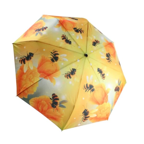 Galleria Folding Umbrella Bees Floral