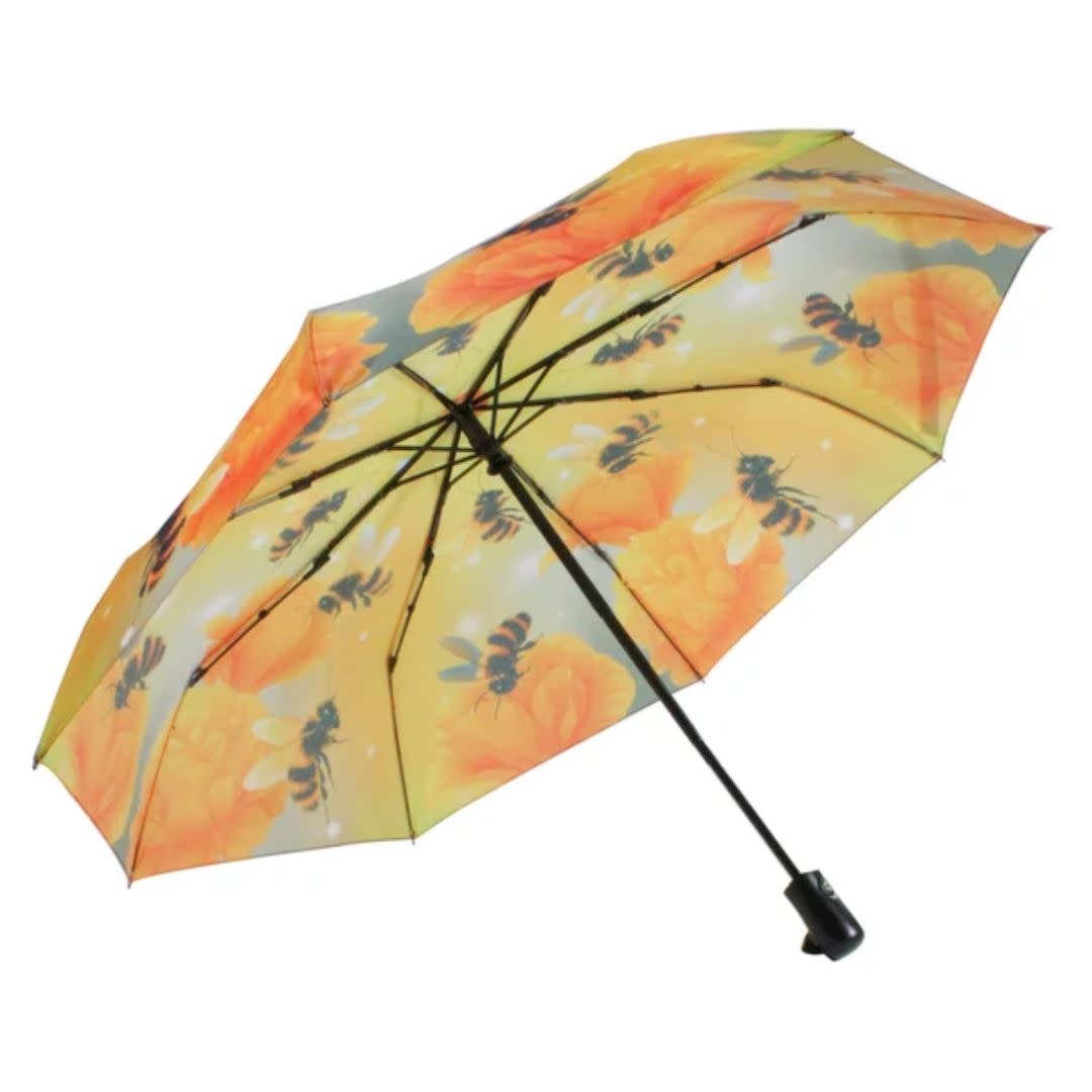 Galleria Folding Umbrella Bees Floral