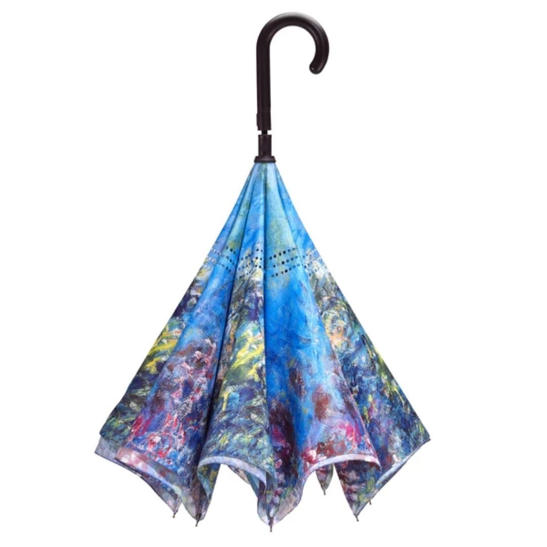 Galleria Reverse Close Umbrella Monet Wisteria