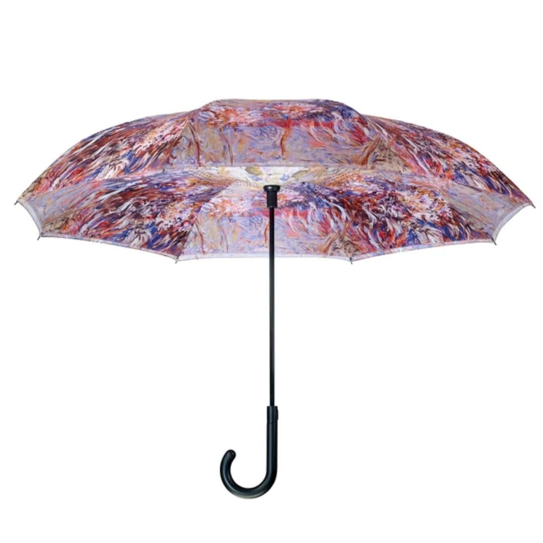Galleria Reverse Close Umbrella Monet Agapanthus