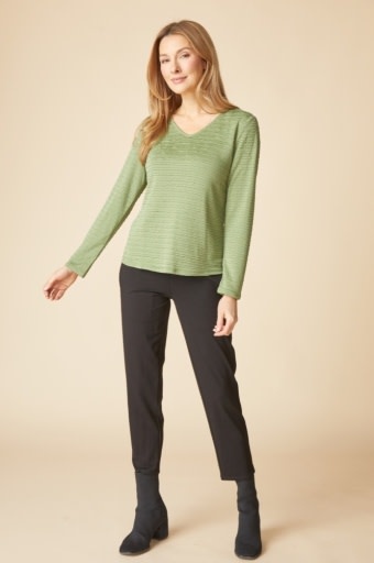 Habitat Clothes to Live In Lustre Lines Seamed Tee