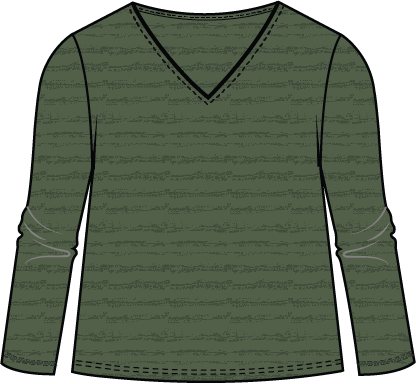 Habitat Clothes to Live In Lustre Lines Seamed Tee