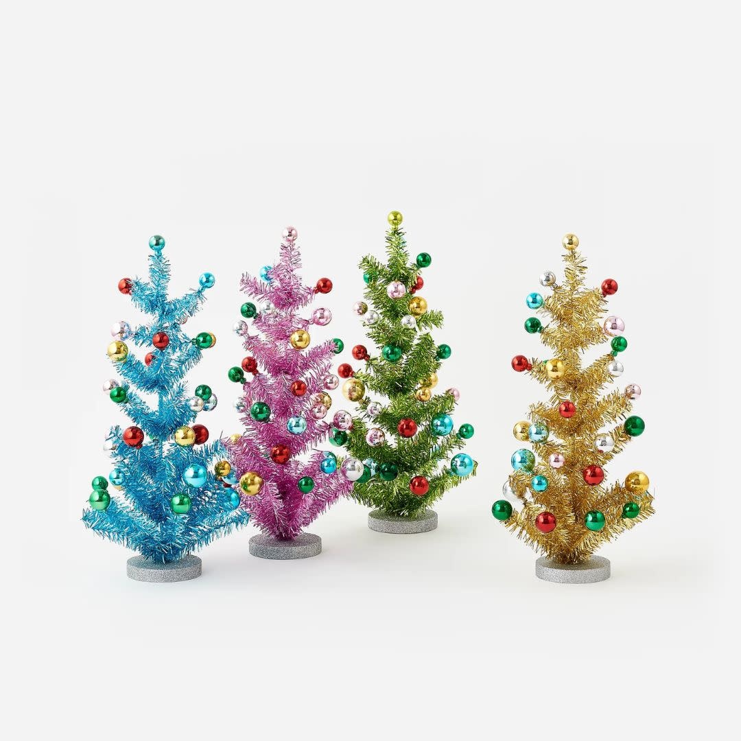 One Hundred 80 Degrees 16" Tinsel Tree