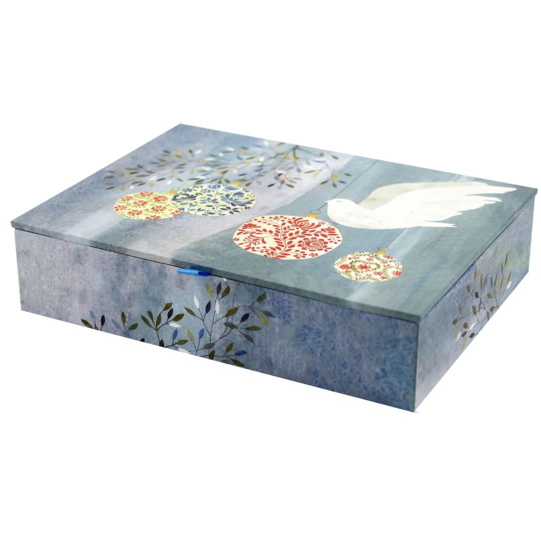 Peter Pauper Festive Dove Deluxe Boxed Holiday Cards