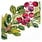 Boston International Cranberry Wreath Cocktail Napkin