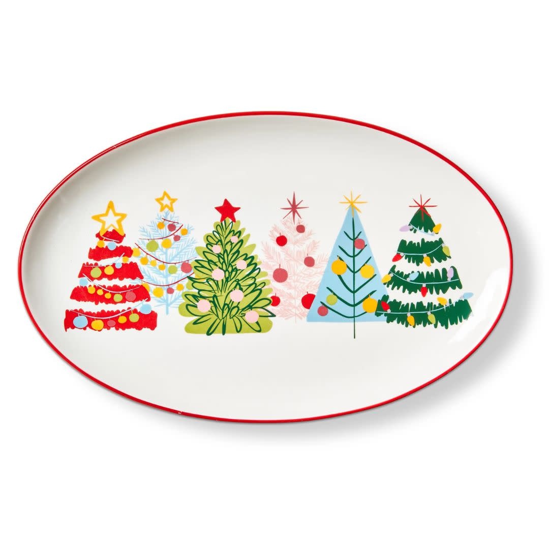 Tag Groovy Trees Oval Platter