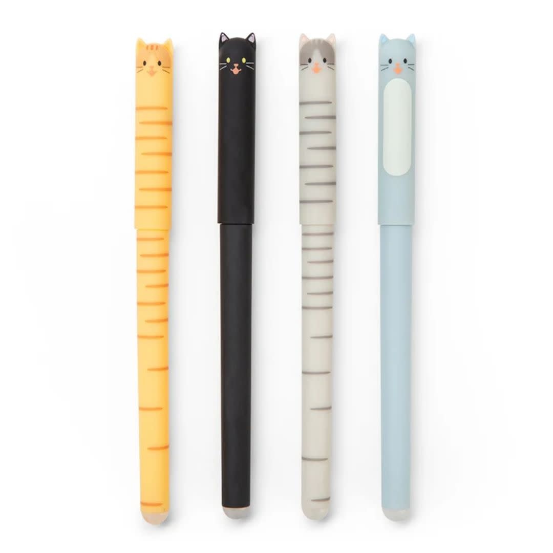Kikkerland Cat Erasable Gel Pens