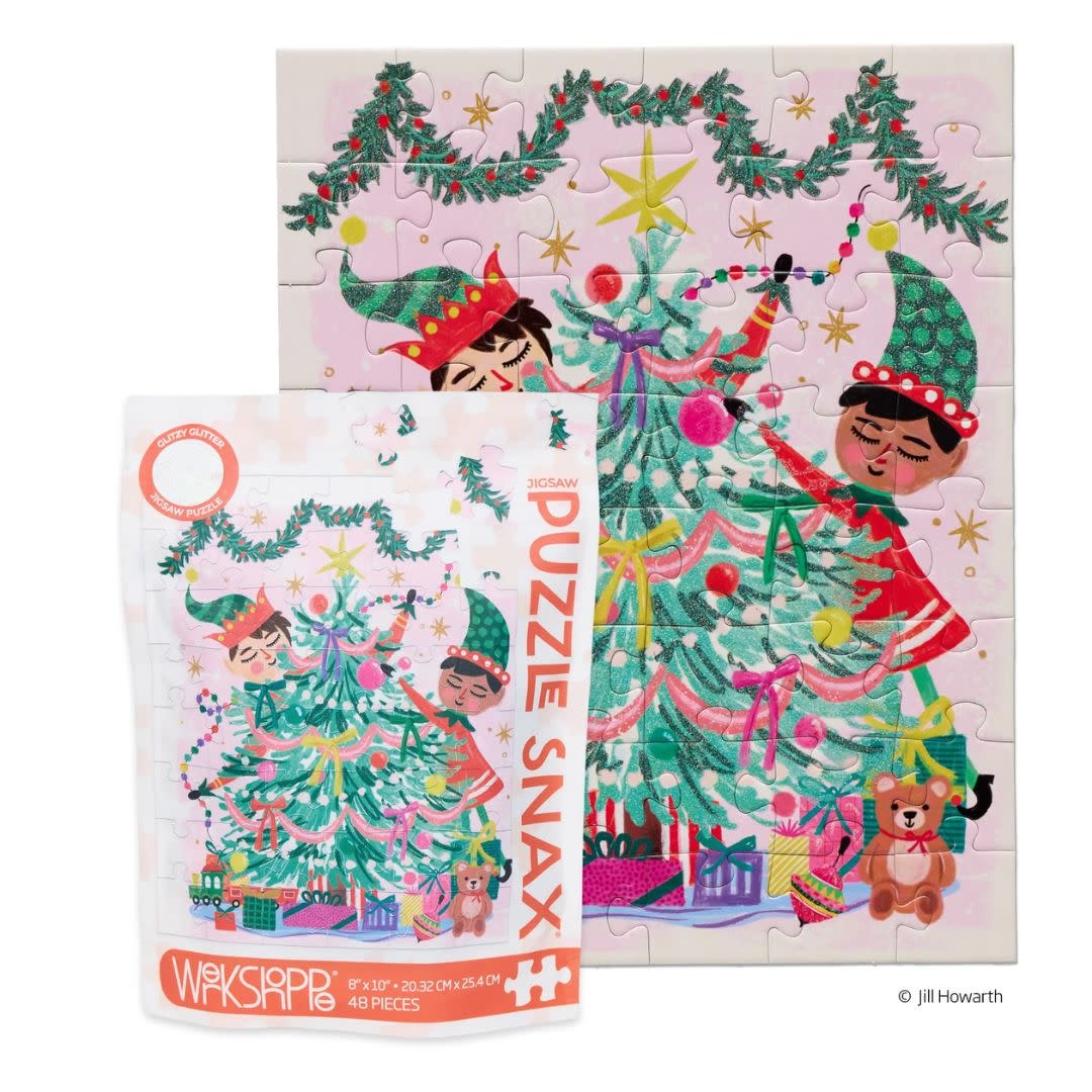 Werkshoppe Elfing Around 48 Pc Puzzle  Snax