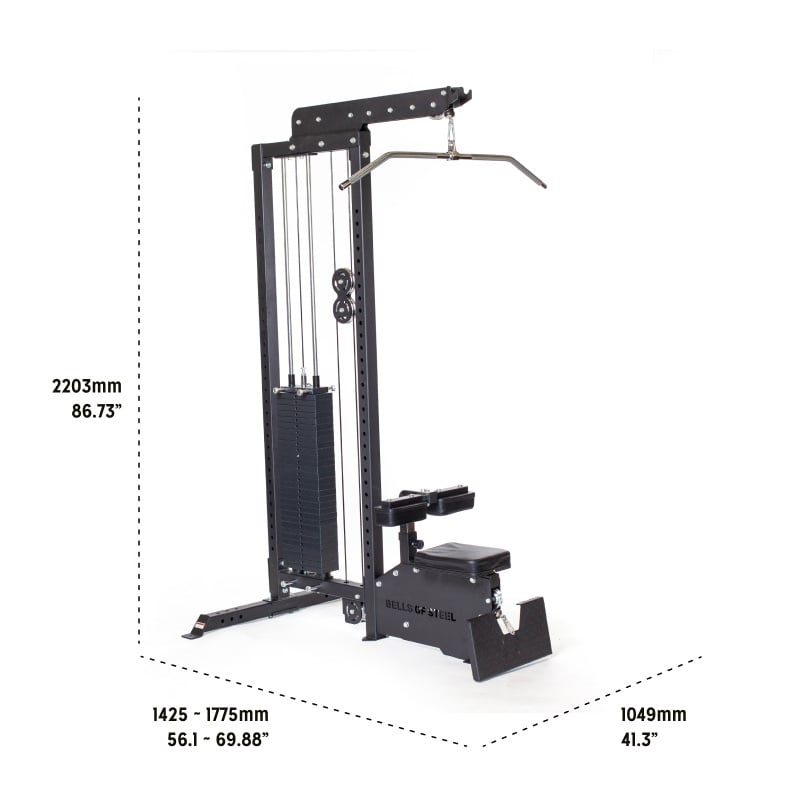 Bells of Steel Lat Pulldown/Low Row Machine - 300lb Stack