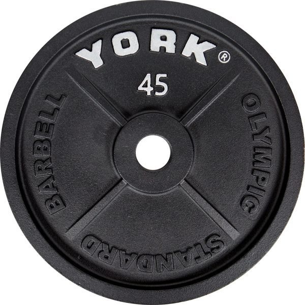 York Olympic 45lb Steel Cast Plate G2